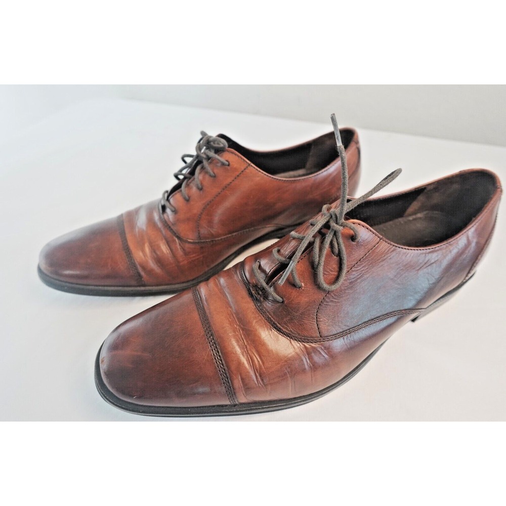 Cole Haan Men Shoes Size 10 M Brown Modern Essentials‎ Oxford Dress Shoes C09167